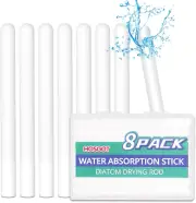 8 Packs Diatom Drying Rod Stick for Toys,Diatomite Drying Sticks