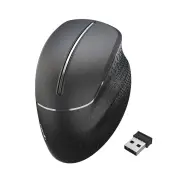 HXSJ T32 2.4G Wireless Veritcal Gaming Mouse with Side Wheel 4800DPI Ergonomics 6-Button E-sports Gamer Mice