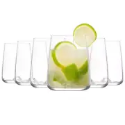 6x LAV Terra Highball Glasses Hi Ball Water Gin Juice Cocktail Tumblers 590ml