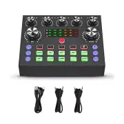 1set V8S Sound Card Professional Audio Equipment For Live Steaming and Karaoke