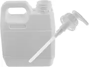 NOLITOY Heavy Duty Plastic Shampoo Packing Bucket 1l Travel Body Wash Container Pump