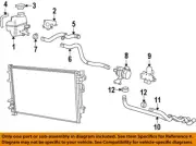 FIAT OEM 2019 500 Cooling Hoses Lines-Control Valve 52014553AD (for: Fiat)