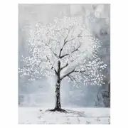 White Tree Canvas Print