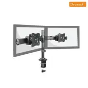 Brateck Dual Monitor Arm with Desk Clamp VESA 75/100mm Fit Most 13'-27' Monitors