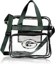 FOCO NFL Team Logo Clear See Through Stadium High End Messenger Bag