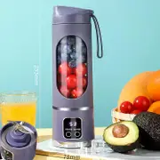 Danoz Direct - Purple Portable Rechargeable Juicer Cup - New Model Multifunctional Small Juice Blender for Students and Home Use