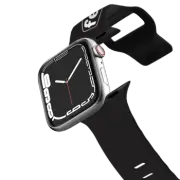 Apple Watch Series 4-6, SE (40mm) Impact Band FELT Butterfly Garden Black Watch Band