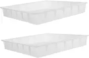 BESPORTBLE 2pcs Garden Stepping Stone Mold Paver Stone Making Mold Concrete Pavement for Yard
