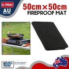 Outdoor Camping Grill Fireproof Mat Grill Fireproof Stove Mat Fire Pit Ember Mat