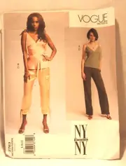 Vogue Patterns NY Collection 2763 Petite Top & Pants Sewing Pattern 8-12 FF NOS