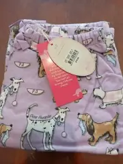 Peter Alexander NWT Purple Mixed Dogs Flannelette Long Pj Pants Size M