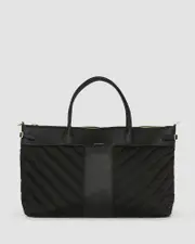 [Belle & Bloom] Meet Me in Paris Weekender Bag - Black
