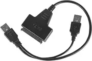 SEWACC USB to Adapter Cable Easy Drive Hard Drive Converter for SSD Data Transfer Wire with Dual Color Indicator Light Compatible with Laptop Desktop