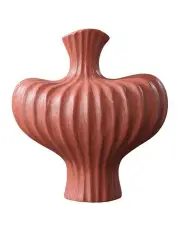 [SOGA] Large Ornament Vases 28X30cm in Red