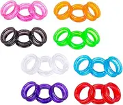 Abaodam 24pcs Soft Silicone Finger Protector for Hair Cutting Scissors and Pet Grooming Comfortable Scissor Grips Colors for Hairdressers and Pet