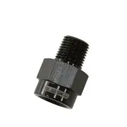 Aeroflow Bsp Male To NPT Female Adapter 1/8" To 1/8" Black Finish