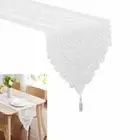 2 Pack White 13"X72" Lace Table Runner Elegant Wedding Party Banquet Decorations
