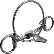 Horse Bit Rings Snaffle Bits Harness Performance Horse Chewing for Horses Horse Bit Training Equipment Horse Rings Bit Horse Mouth Bit