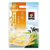 在飛比找樂天市場購物網優惠-桂格 美味三合一麥片麥香減糖(32.5g*10包/袋) [大