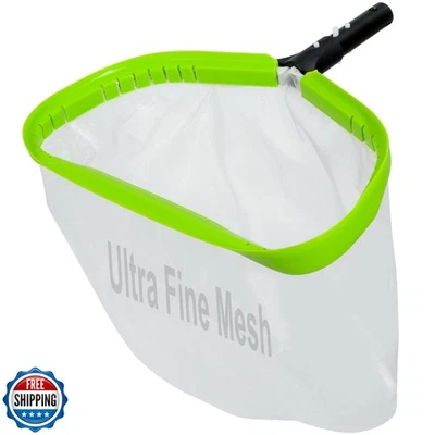 Pool Net,Professional Ultra Fine Mesh Pool Leaf Skimmer Nets for Silt, Sand,P