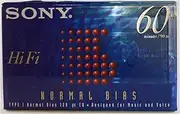 Sony Hi Fi 60 Minute Type 1 Normal Bias Audio Cassette Tape
