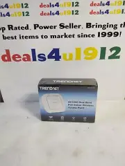 TRENDNET TEW-821DAP AC1200 Dual Band POE Access Point v2.0r New in Box!