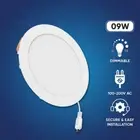 LED Recessed Downlight 9W, 4"with Junction Box 650LM Dimmable Ceiling Lights