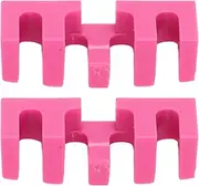 Badminton Stringing Racquet Load Spreader Embedded High Pounds Racket Load Adapter Protector Stringing Tool for Manual Threading Machines Plastic 2PCS