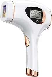 Ipl Laser Hair Removal For Women and Men Permanent, 999,999 Flashes Painless At-Home Hair Remover Device, Suitable for Armpits , Back Legs, Arms, Face, Bikini Line