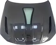 hood scoops for cars， G22 Style Carbon Fiber Fibre Front Bonnet Hood Compatible For BMW 4 Series G22 2020-2023(Black)