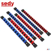 Organizer Socket Holder 1/4" 3/8" 1/2" Socket Clip Rail Holder Portable Workshop