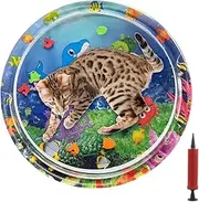 ETUCYNG Water Mat for Cats | Pet Water Sensory Mat Cats Toy,Animals Resting Sleeping Bed, Hot Days Cooling Pad for Sofa Balcony Courtyard Small Medium Large Breeds