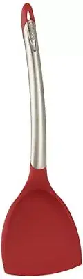 Silicone Wok Turner 12.5-Inch Red
