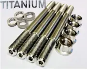 Best 17+ Ranger 500 Cylinder Head Stud Bolts TITANIUM Ti Studs Upgrade Kit