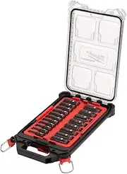 [Milwaukee] Shockwave 4932480943 Impact Socket Set 1/2 Inch Long in Packout Organiser 16 Pieces