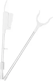 iplusmile Grabber Reacher Tool Foldable Reacher Grabber Pickup Tool Foldable Trash Claw Grabbers Litter Picker for Elderly Seniors Portable Litter Collection Aid White