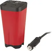 MI5128 Powertech 150W Cup Holder Inverter Dual USB 2.1A Output Powered by Cigarette Lighter Socket Adaptor, Modified Sine Wave