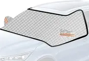 Winter Windshield Covers | Thickened Front Windshield Snow Cover,with Looking-Glass Covers UV Protection Car Side Sunshade for Trucks