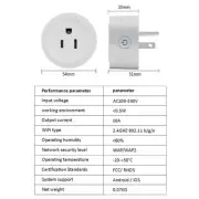 Smart Wifi Switch Metering Socket Alexa Voice Remote US Plug 1