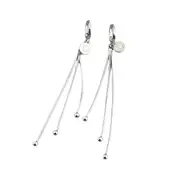 ANYCO Earrings Sterling Silver Gothic Ethnic Cross Tassel Earline For Women Girl Fashion Stylish Rock Punk Accessories Jewelry Gifts