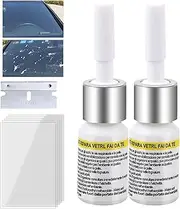 Windshield Glass Repair Fluid – Automotive Nano Fluid Filler | Car Window Crack & Chip Fixer, Long-Lasting Windscreen Repair Tool For Fixing Star Cracks, Scratches, Rock Chips, And Bulls-Eye Damage