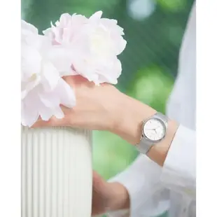 【CITIZEN 星辰】官方授權C1 L系列非洲菊大三針米蘭帶白鋼女錶 錶徑32.5mm-贈高檔6入收藏盒(EM0814-83A)