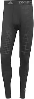 [adidas] JTE72 Men's Tech Fit Cold. RDY Sports Tights Training Long Leggings, Black (IN5582)