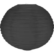 Black Round Paper Lantern 40cm