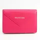 [二手] 【日本直送】Balenciaga Paper 499201 皮革名片盒粉色