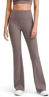 [G4Free] BareFeel Yoga Pants Women High Waisted Flared Leggings with Pockets Soft Casual Flare Pants 29"/31"/33"