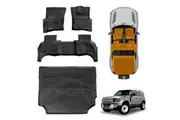 3D Floor Mats Boot Liner for Land Rover Defender L663 110 5 Seater 2020-Onwards All Weather Heavy Duty Cargo Car Trunk Luggage Tray