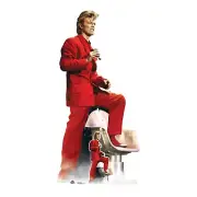 David Bowie Musician Lifesize Cardboard Cutout and Free Mini Standee / Standup