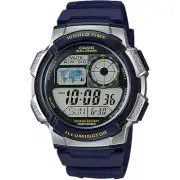Casio Men’s Digital Watch with Blue Dial - AE-1000W-2AV