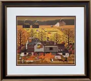 Charles Wysocki "Liberty Star Farms" New CUSTOM FRAMED Art Americana